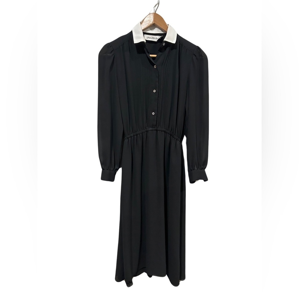 EUC Vintage Retro 1970’s 1980’s Saks Fifth Avenue Collared Dress by PSZ Size 4